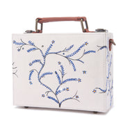 buy online hand painted bags, painted traveling bag, abstract hand painted sling bag