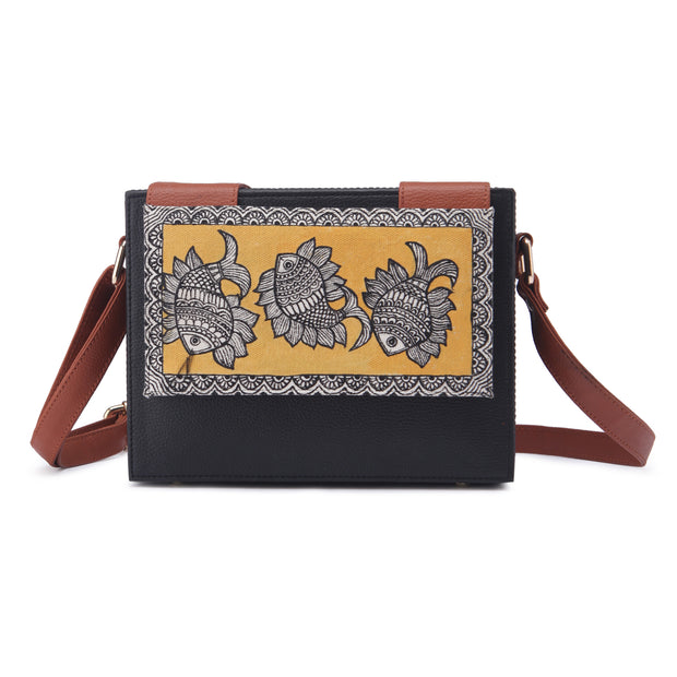 Order online Madhubani hand painted sling bag- gonecase.in