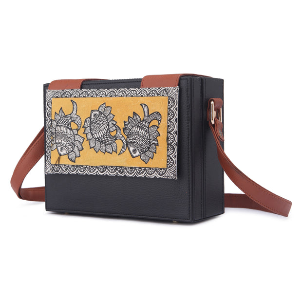 Order online Madhubani hand painted sling bag- gonecase.in