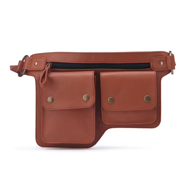 Order online Brown Basic lovers Waist Belt Bag- gonecase.in