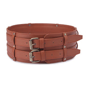 Order online Brown Dual Buckle Belt- gonecase.in