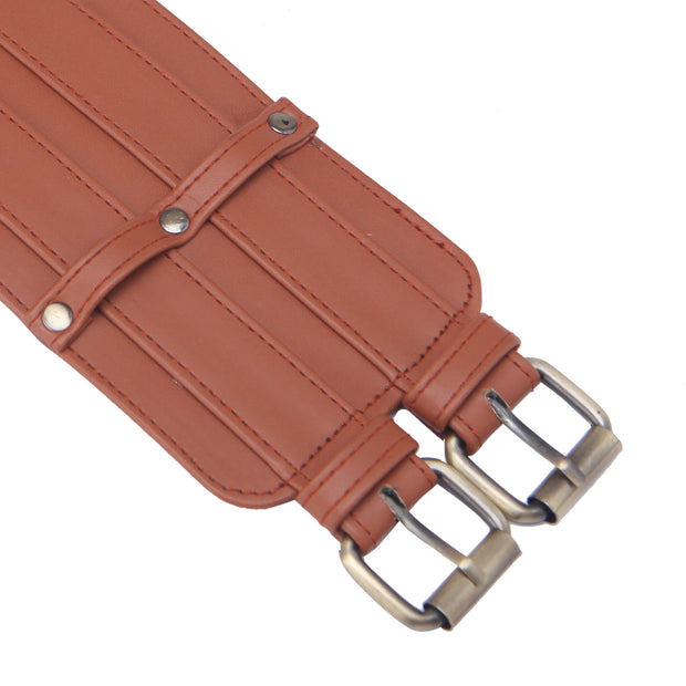 Order online Brown Dual Buckle Belt- gonecase.in