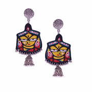 Handmade Jamini Roy Earring ,Earrings, gonecasestore - gonecasestore