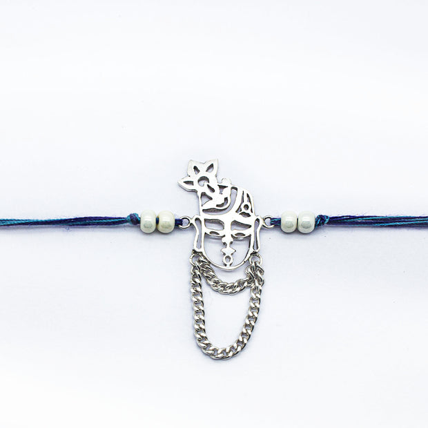 order online Balaji Sterling Silver Rakhi- gonecase.in