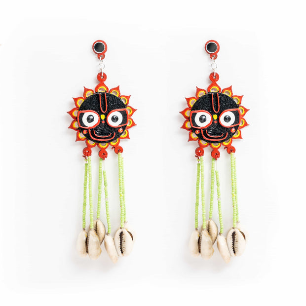 Jagganath Earrings ,Earrings, gonecasestore - gonecasestore