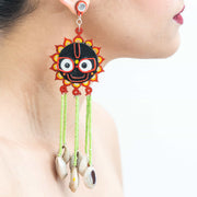 Jagganath Earrings ,Earrings, gonecasestore - gonecasestore