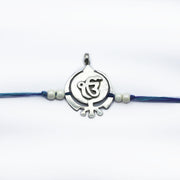 Order online Ek Onkar Sterling Silver Rakhi- gonecase.in