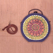 Sun Handpainted Denim Sling Bag ,sling bag, gonecasestore - gonecasestore