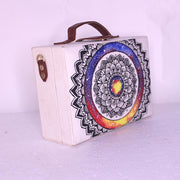 Mandala Handpainted Sling Bag ,sling bag, gonecasestore - gonecasestore