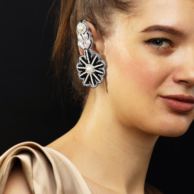 Order online Flower Silver Ear-cuff- gonecase.in