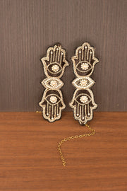 Order online Hamsa silver ear-cuff- gonecase.in