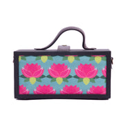 Lotus printed clutch bag by gonecase