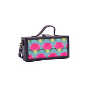 Lotus printed clutch bag by gonecase