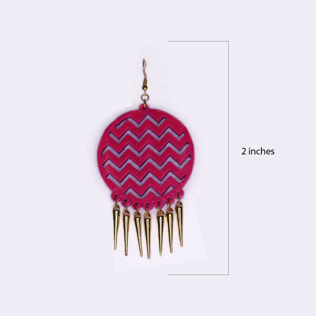 Pink Spikes by Gonecase ,Earrings, gonecasestore - gonecasestore