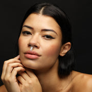 order online Shayaar Sterling Silver Septum Nose Pin-gonecase.in